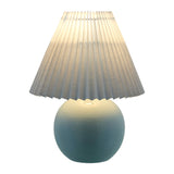 Modern European furniture - Pleated Fabric Shade Table Lamp - www.oroa.com