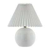 Modern European furniture - Pleated Fabric Shade Table Lamp - www.oroa.com