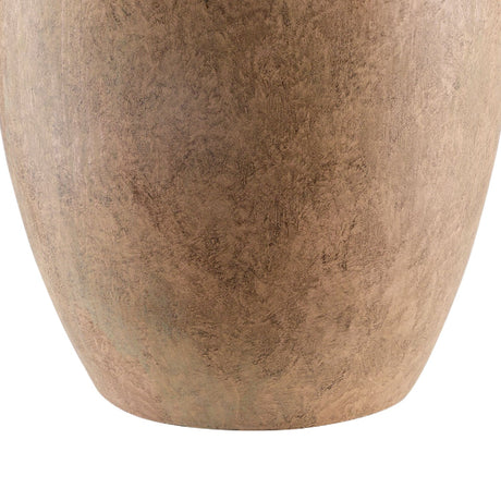 Modern European furniture - Glazed Brown Ceramic Table Lamp - www.oroa.com