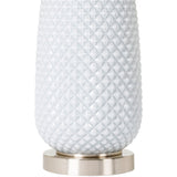 Modern European furniture - Gray Textured Glass Table Lamp - www.oroa.com