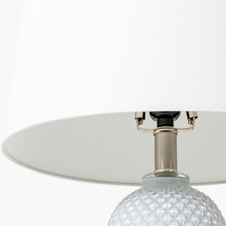Modern European furniture - Gray Textured Glass Table Lamp - www.oroa.com