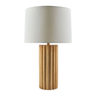 Modern European furniture - Ridged Ceramic Accent Table Lamp - www.oroa.com