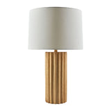 Modern European furniture - Ridged Ceramic Accent Table Lamp - www.oroa.com