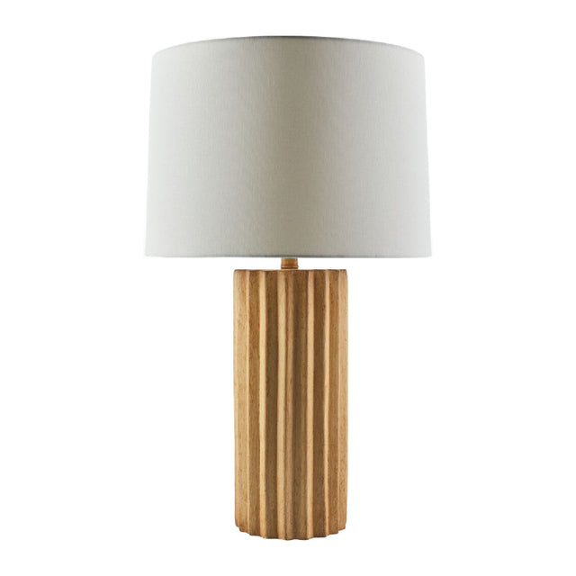 Modern European furniture - Ridged Ceramic Accent Table Lamp - www.oroa.com