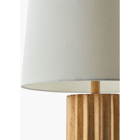 Modern European furniture - Ridged Ceramic Accent Table Lamp - www.oroa.com