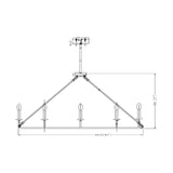 Modern European furniture - Black Iron 10-Light Chandelier - www.oroa.com