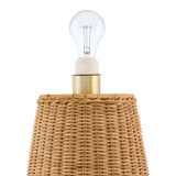 Modern European furniture - Brown Rattan Accent Floor Lamp - www.oroa.com