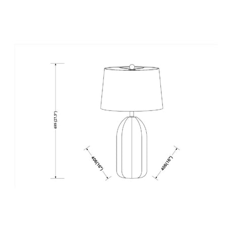 Modern European furniture - Black Ceramic Modern Table Lamp - www.oroa.com