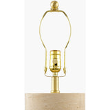 Modern European furniture - Travertine Base Accent Table Lamp - www.oroa.com