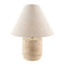 Modern European furniture - Travertine Base Accent Table Lamp - www.oroa.com