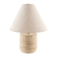 Modern European furniture - Travertine Base Accent Table Lamp - www.oroa.com