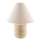 Modern European furniture - Travertine Base Accent Table Lamp - www.oroa.com