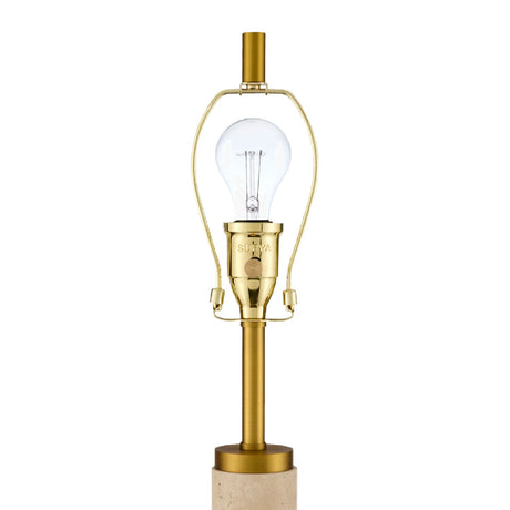 Modern European furniture - Beige Marble Accent Floor Lamp - www.oroa.com
