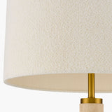 Modern European furniture - Beige Marble Accent Floor Lamp - www.oroa.com