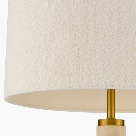 Modern European furniture - Beige Marble Accent Floor Lamp - www.oroa.com