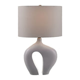 Modern European furniture - White Abstract Sculpture Table Lamp - www.oroa.com