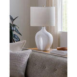 Modern European furniture - White Abstract Sculpture Table Lamp - www.oroa.com