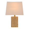 Modern European furniture - Brown Travertine Accent Table Lamp - www.oroa.com