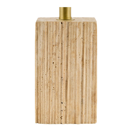 Modern European furniture - Brown Travertine Accent Table Lamp - www.oroa.com