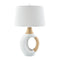 Modern European furniture - Rattan Wrapped Base Table Lamp - www.oroa.com