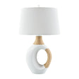 Modern European furniture - Rattan Wrapped Base Table Lamp - www.oroa.com