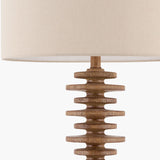 Modern European furniture - Stacked Circular Base Floor Lamp - www.oroa.com