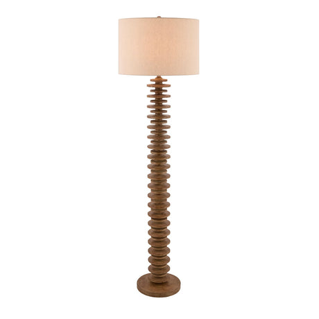Modern European furniture - Stacked Circular Base Floor Lamp - www.oroa.com