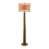 Modern European furniture - Stacked Circular Base Floor Lamp - www.oroa.com