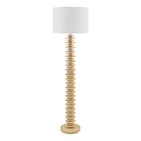 Modern European furniture - Stacked Circular Base Floor Lamp - www.oroa.com