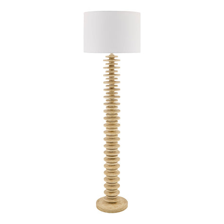 Modern European furniture - Stacked Circular Base Floor Lamp - www.oroa.com