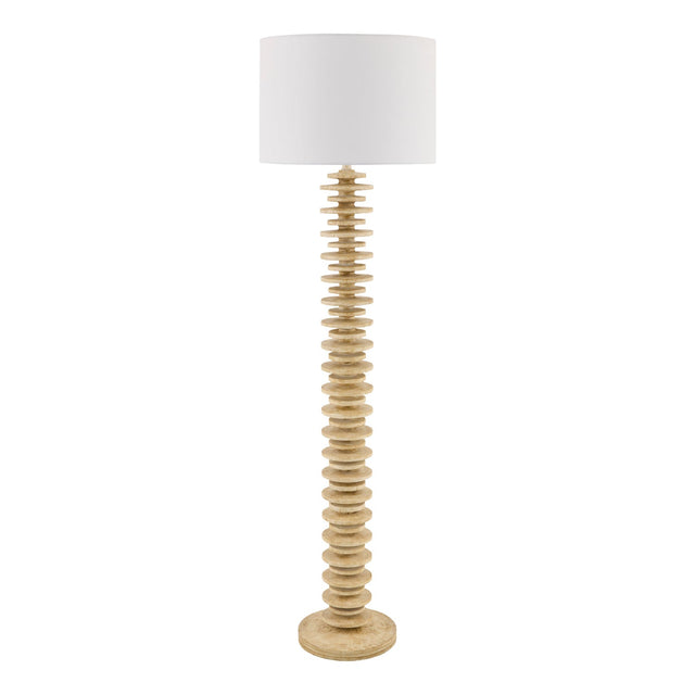 Modern European furniture - Stacked Circular Base Floor Lamp - www.oroa.com