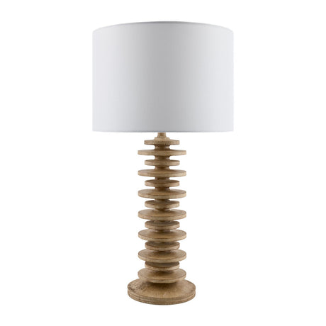 Modern European furniture - Stacked Circular Base Table Lamp - www.oroa.com