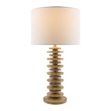 Modern European furniture - Stacked Circular Base Table Lamp - www.oroa.com