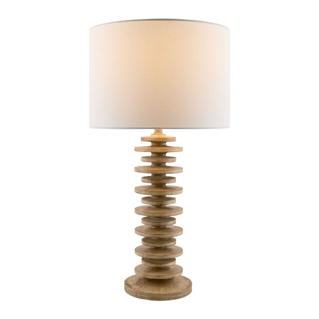 Modern European furniture - Stacked Circular Base Table Lamp - www.oroa.com