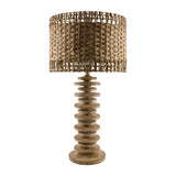 Modern European furniture - Braided Seagrass Accent Table Lamp - www.oroa.com