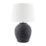 Modern European furniture - Black Ceramic Accent Table Lamp - www.oroa.com