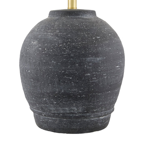 Modern European furniture - Black Ceramic Accent Table Lamp - www.oroa.com