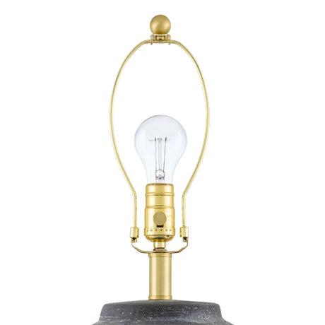 Modern European furniture - Black Ceramic Accent Table Lamp - www.oroa.com
