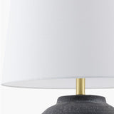 Modern European furniture - Black Ceramic Accent Table Lamp - www.oroa.com