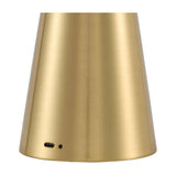 Modern European furniture - Hand-Painted Semi-Dome Table Lamp - www.oroa.com