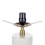Modern European furniture - White Linen 6-Light Chandelier - www.oroa.com