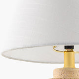 Modern European furniture - White Shade Accent Table Lamps (2) - www.oroa.com