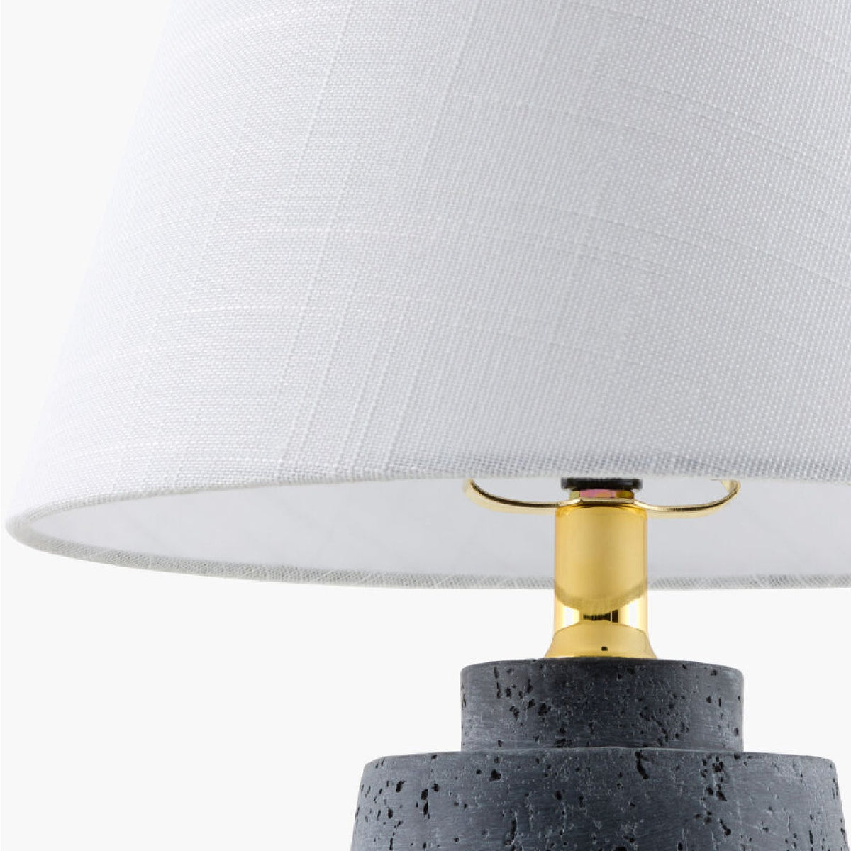 Modern European furniture - White Shade Accent Table Lamps (2) - www.oroa.com