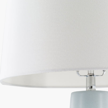 Modern European furniture - Pale Blue Ceramic Table Lamp - www.oroa.com