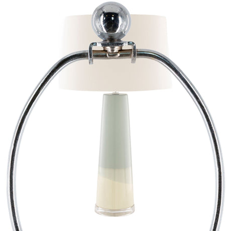 Modern European furniture - Pale Blue Ceramic Table Lamp - www.oroa.com