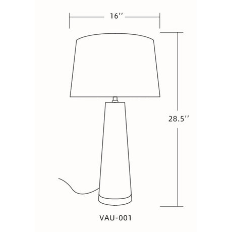 Modern European furniture - Pale Blue Ceramic Table Lamp - www.oroa.com