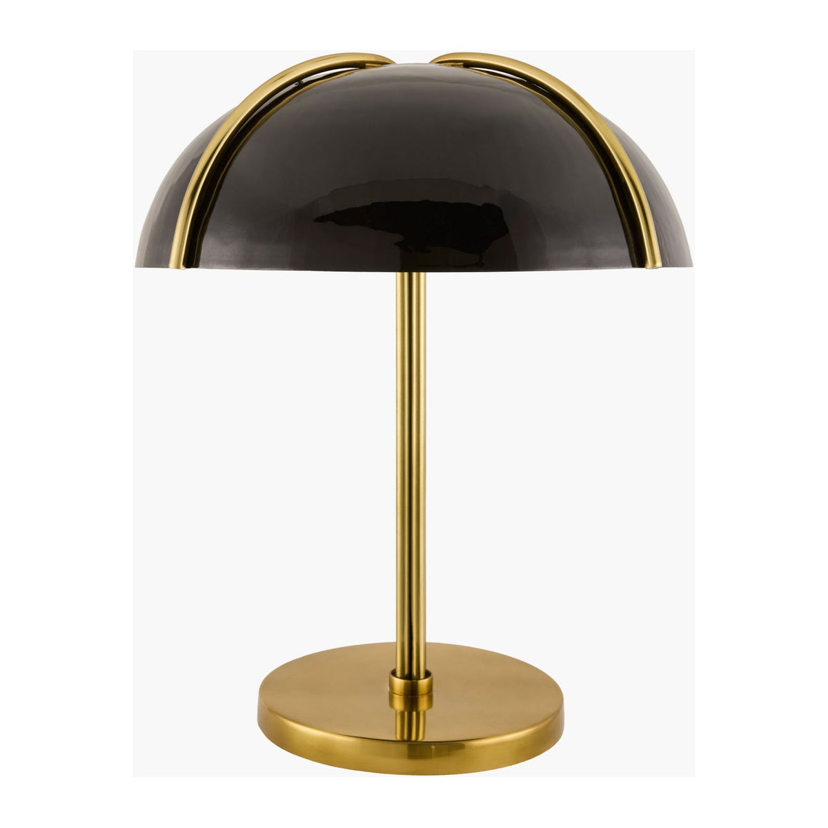 Modern European furniture - Black Metal Dome Table Lamp - www.oroa.com