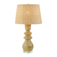 Modern European furniture - Rattan Light Brown Base Table Lamp - www.oroa.com