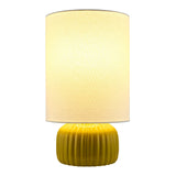 Modern European furniture - Fluted Ceramic Accent Table Lamp - www.oroa.com