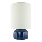 Modern European furniture - Fluted Ceramic Accent Table Lamp - www.oroa.com